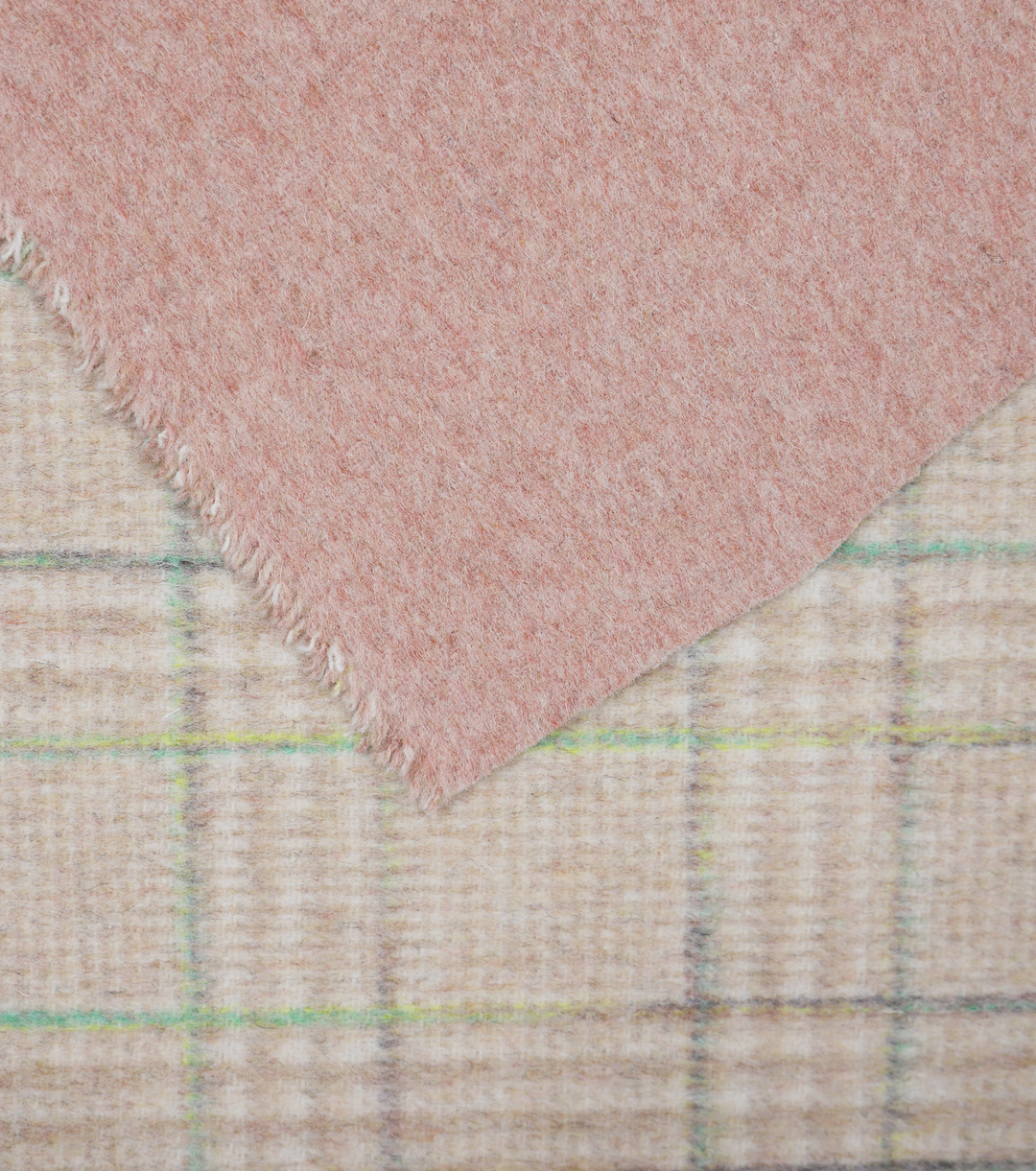 DOUBLE FACED CHECK WOOL $24.00P/M - Sagebrush