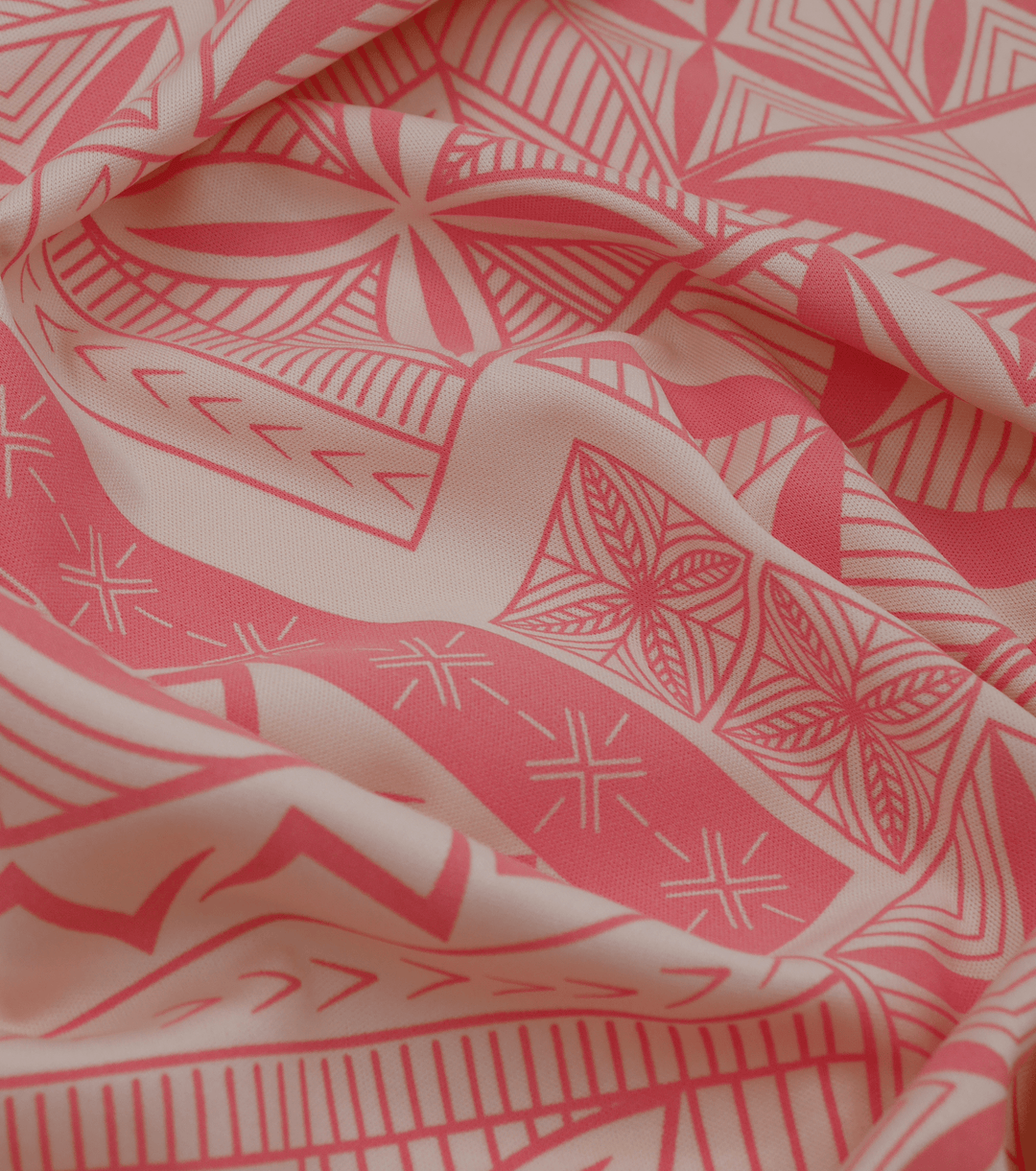 STRETCH POLYESTER PACIFIC PRINT $12.00P/M - The Fabric Shop