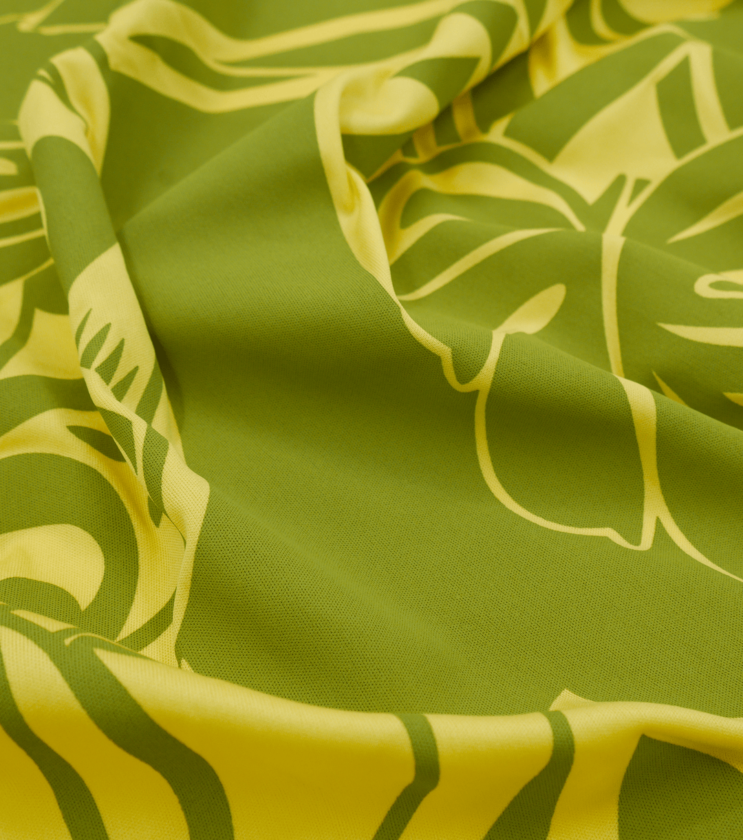 STRETCH POLYESTER PACIFIC PRINT $12.00P/M - The Fabric Shop