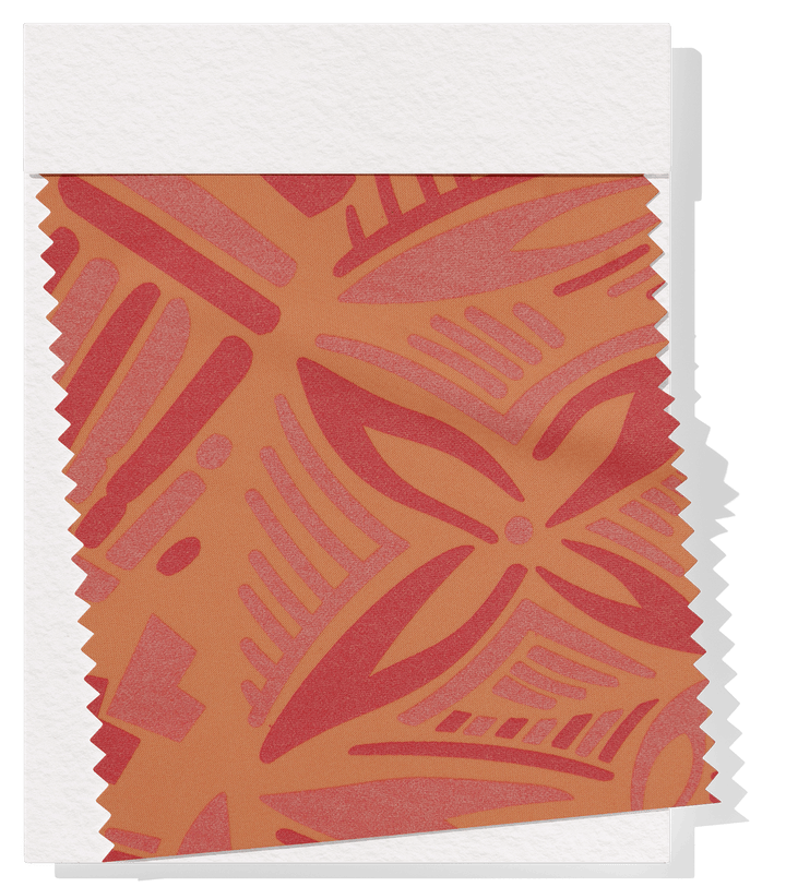 STRETCH POLYESTER PACIFIC PRINT $12.00P/M - The Fabric Shop