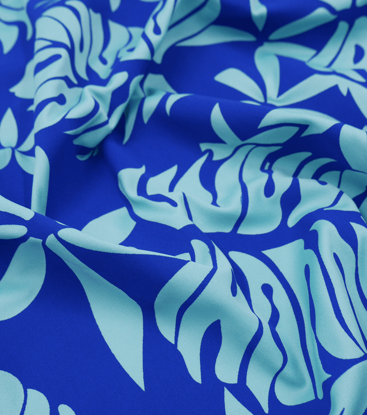 STRETCH POLYESTER PACIFIC PRINT $12.00P/M - The Fabric Shop