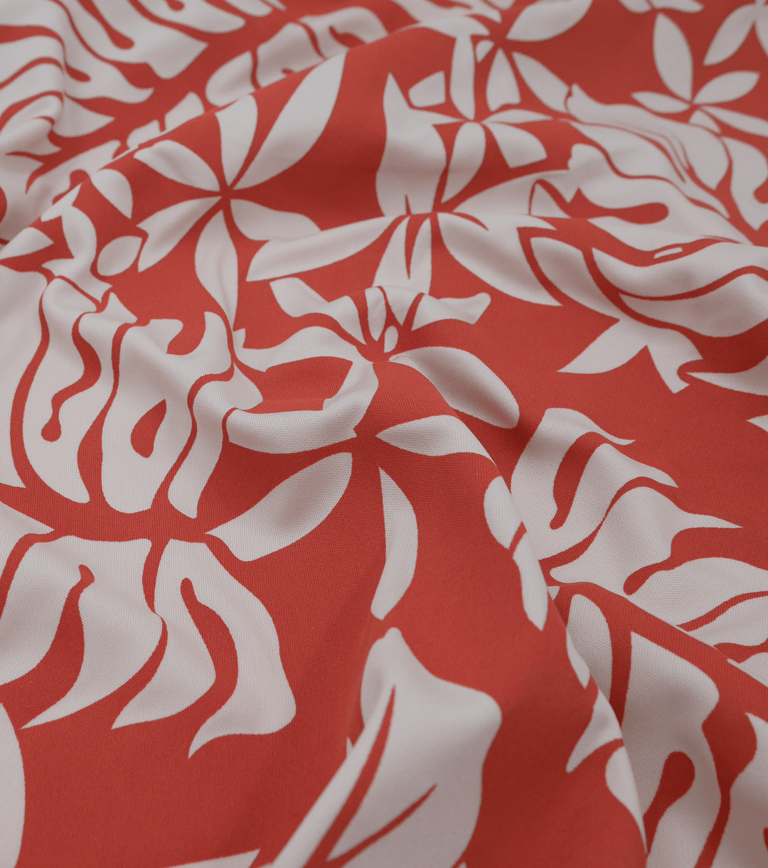 STRETCH POLYESTER PACIFIC PRINT $12.00P/M - The Fabric Shop