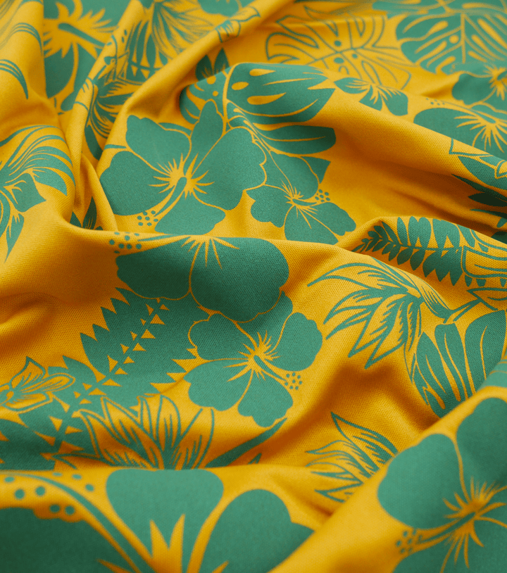 STRETCH POLYESTER PACIFIC PRINT $12.00P/M - The Fabric Shop