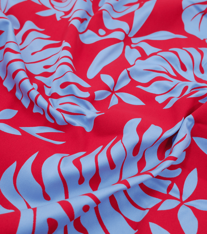 STRETCH POLYESTER PACIFIC PRINT $12.00P/M - The Fabric Shop