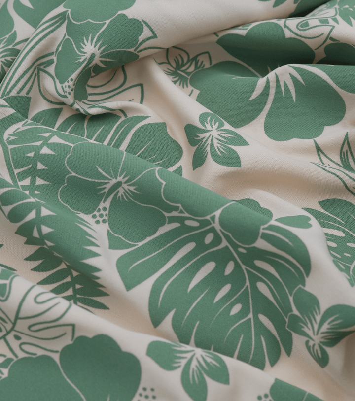 STRETCH POLYESTER PACIFIC PRINT $12.00P/M - The Fabric Shop