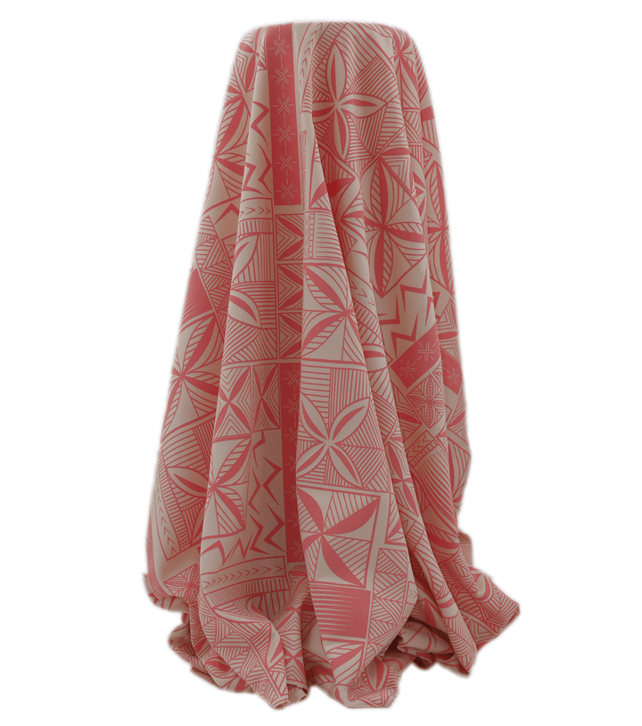 STRETCH POLYESTER PACIFIC PRINT $12.00P/M - The Fabric Shop