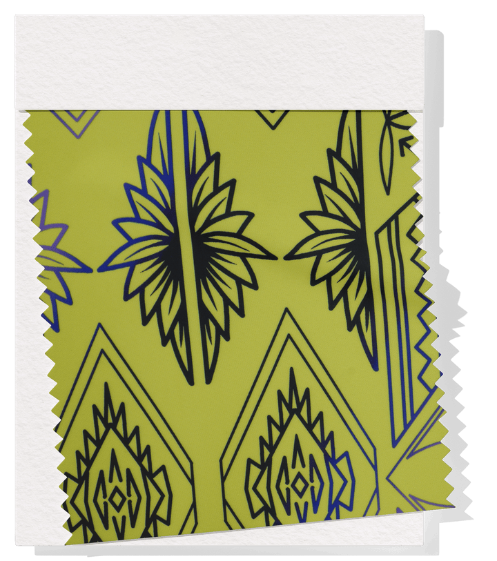 STRETCH POLYESTER PACIFIC PRINT $12.00P/M - The Fabric Shop