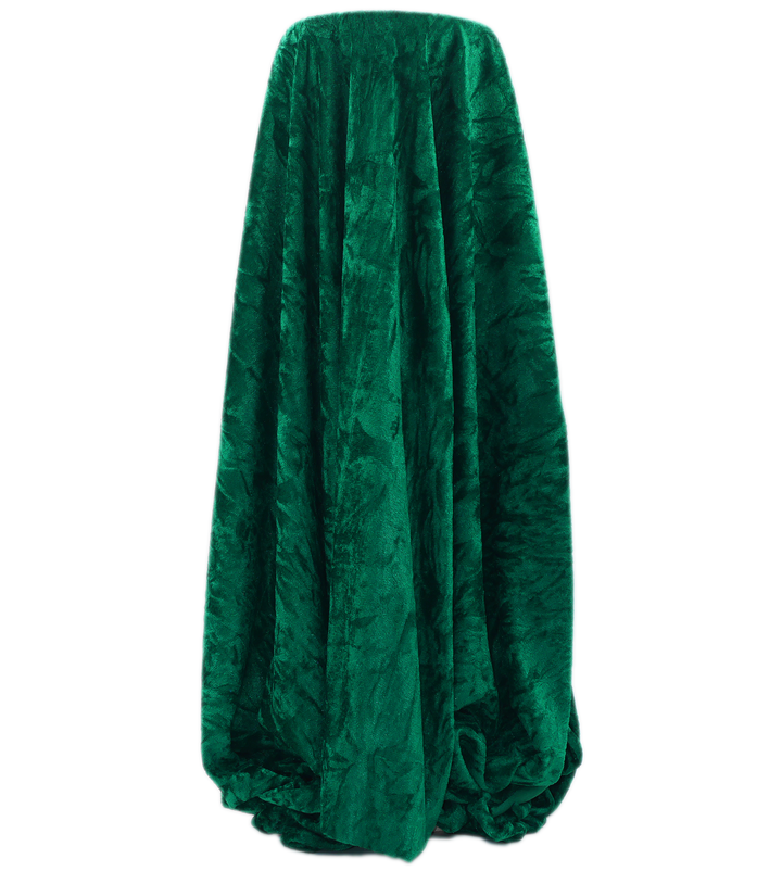 CRUSHED VELVET $8.00P/M - Emerald Green