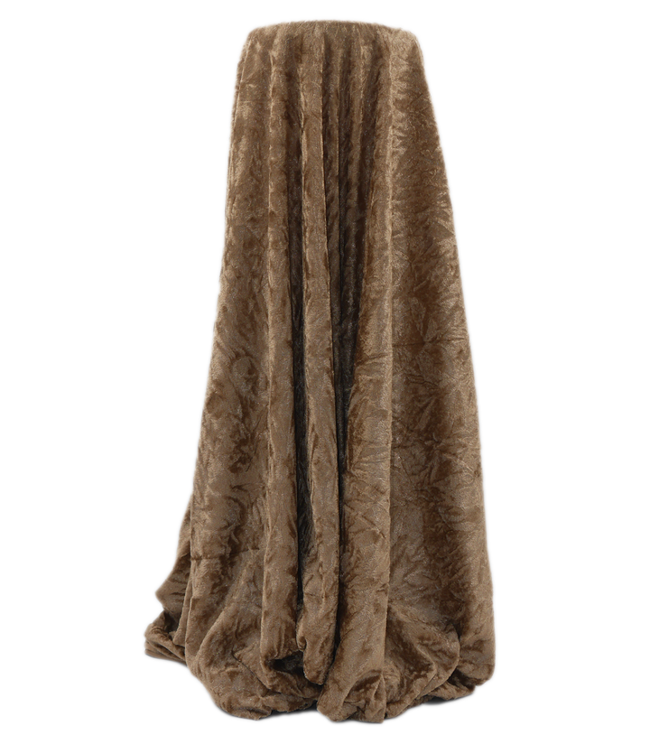 CRUSHED VELVET $8.00P/M - Mink