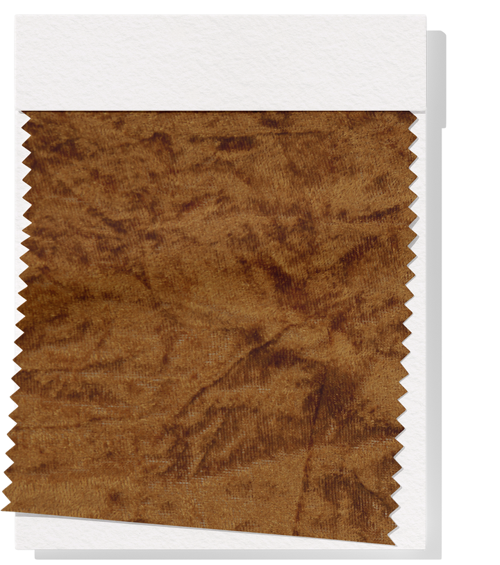 CRUSHED VELVET $8.00P/M - Golden Caramel