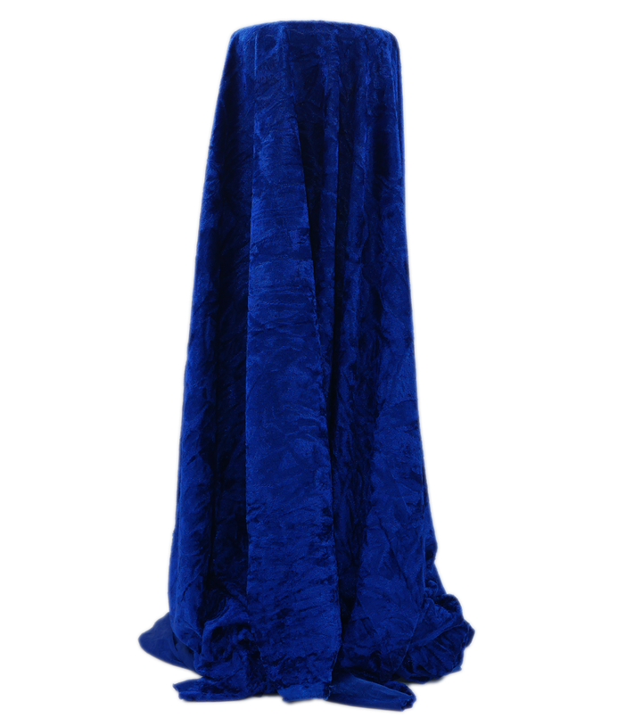 CRUSHED VELVET $8.00P/M - Royal Blue