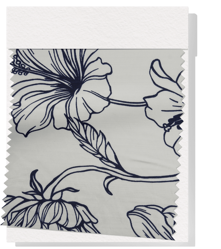 VISCOSE PRINT $16.00P/M - Midnight Garden - The Fabric Shop