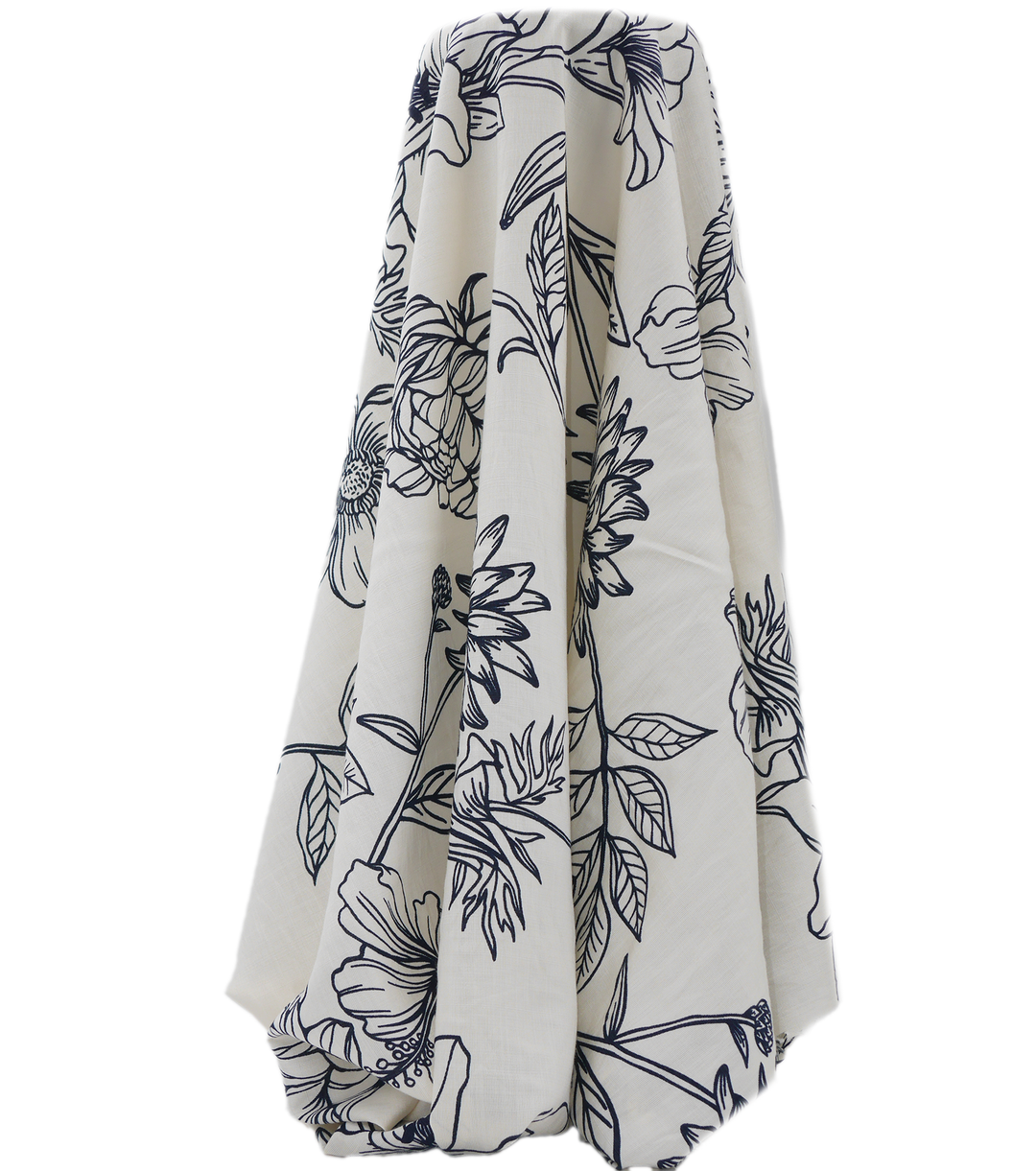 VISCOSE PRINT $16.00P/M - Midnight Garden