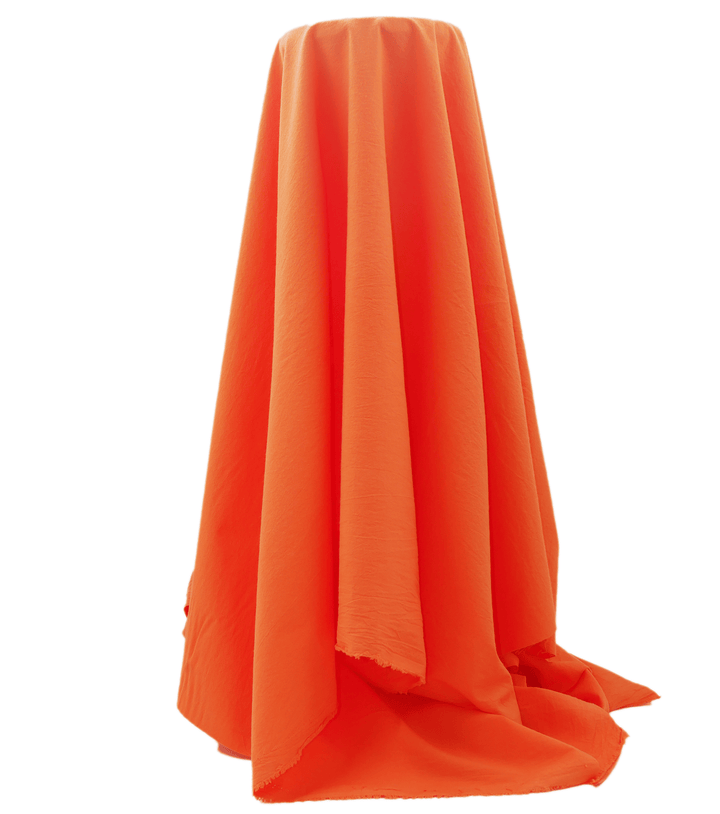 Washer Cotton $12.00p/m - Tangerine - The Fabric Shop