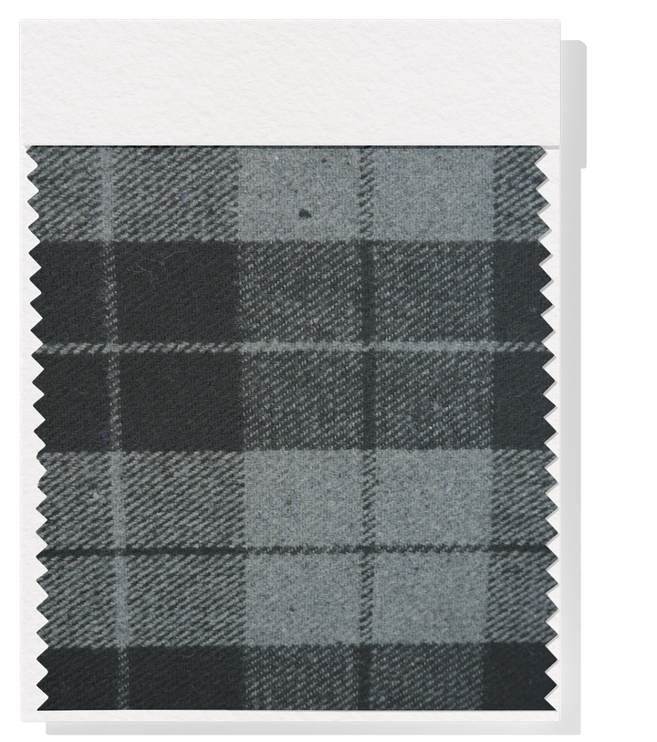 CHECKED WOOL $18.00P/M - Ash Storm Check
