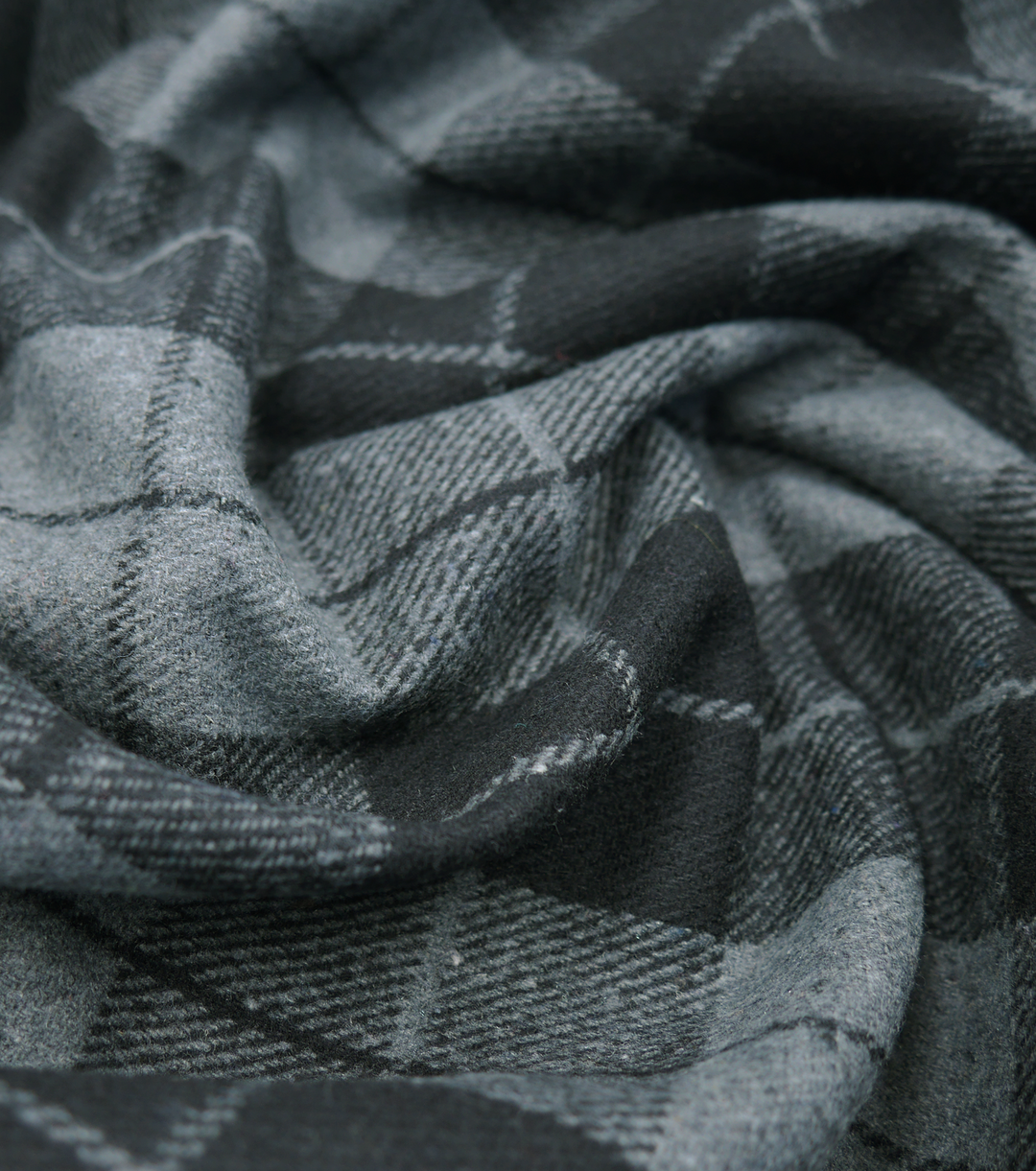 CHECKED WOOL $18.00P/M - Ash Storm Check