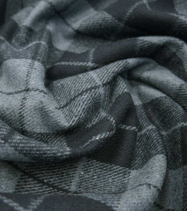 CHECKED WOOL $18.00P/M - Ash Storm Check