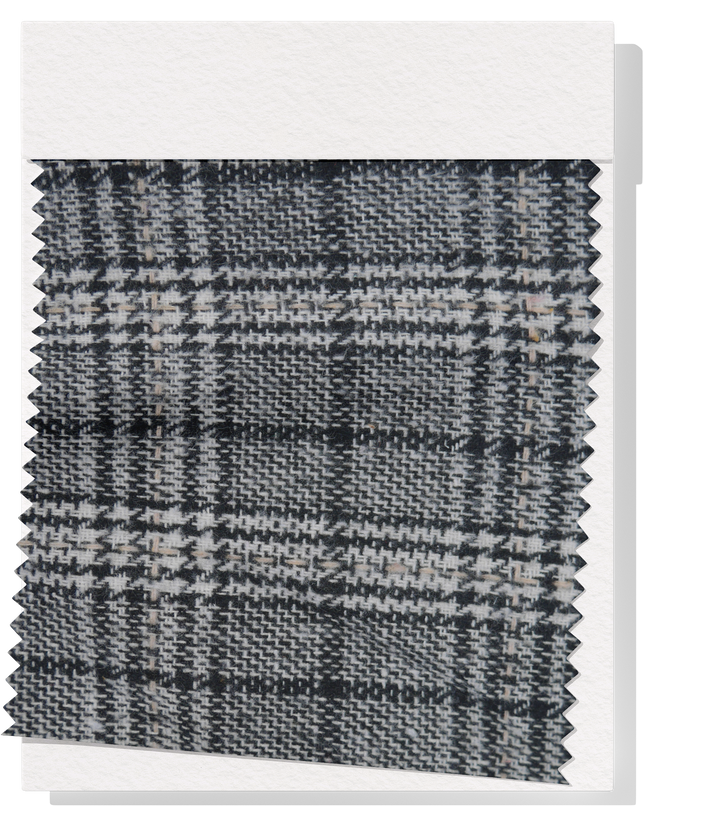 CHECKED WOOL $18.00P/M - Stone Tweed