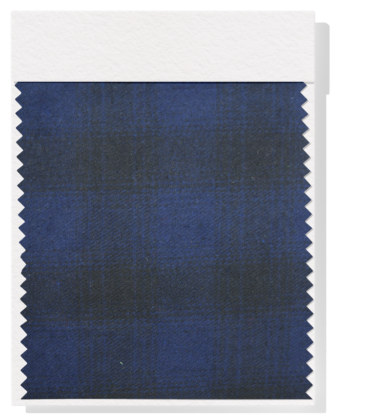 CHECKED WOOL $18.00P/M - Midnight Fade Check
