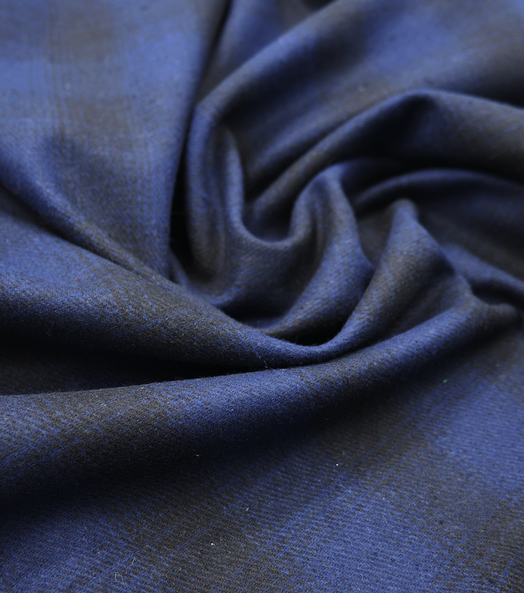 CHECKED WOOL $18.00P/M - Midnight Fade Check