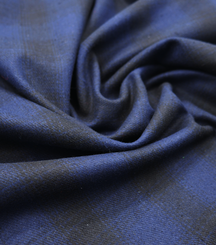 CHECKED WOOL $18.00P/M - Midnight Fade Check