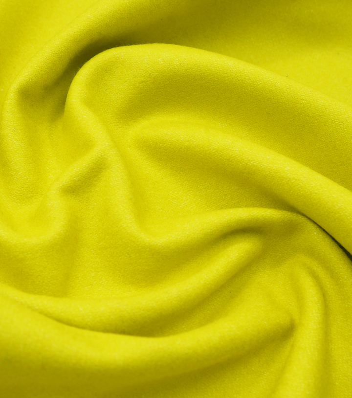 WOOL COATING $18.00P/M - Chartreuse Yellow