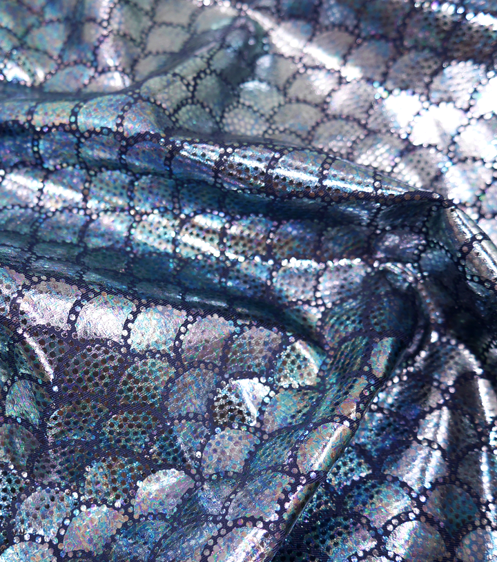 Holographic 4 Way Stretch Fabric $25.00p/m - Janet
