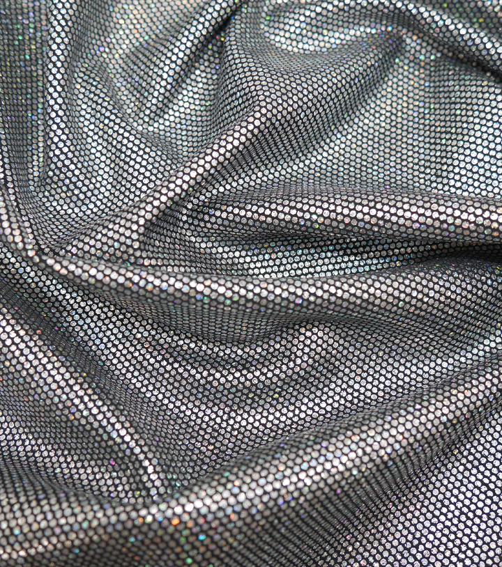 Holographic 4 Way Stretch Fabric $25.00p/m - Tina