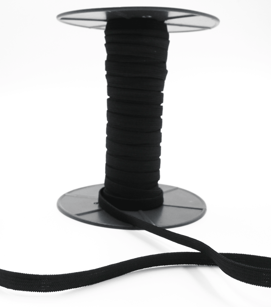 8mm Black Elastic (x5 metres) - The Fabric Shop