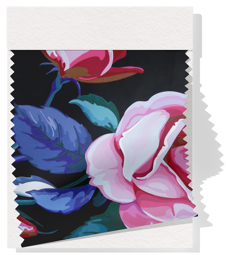 Printed Sateen Cotton / Polyester $12.00p/m  Design #13