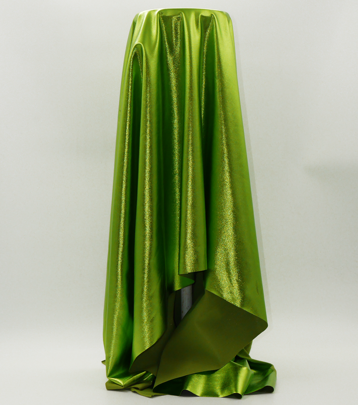 Metallic Liquid Lycra $18.00p/m - Lime