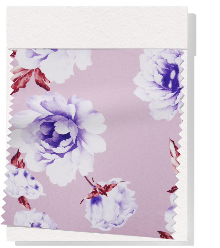 Printed Polyester $5.00p/m - Pink Floral (Online Only)