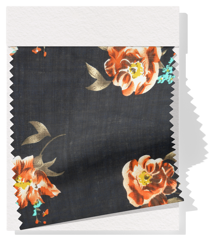 Printed Slub Cotton $12.00 p/m - Design #4