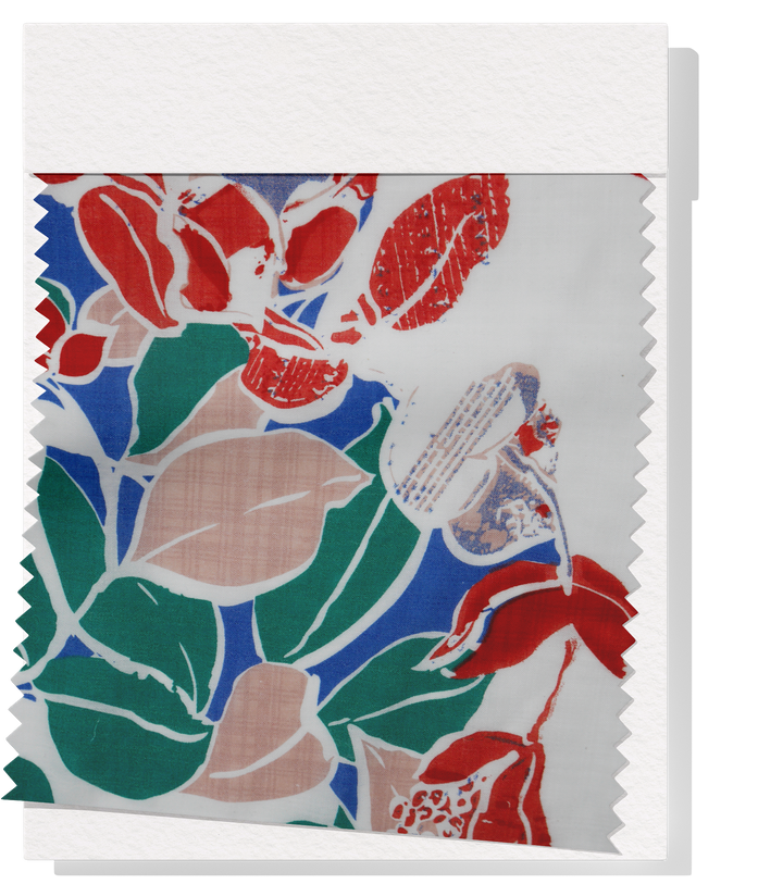 Printed Slub Cotton $12.00 p/m - Design #17