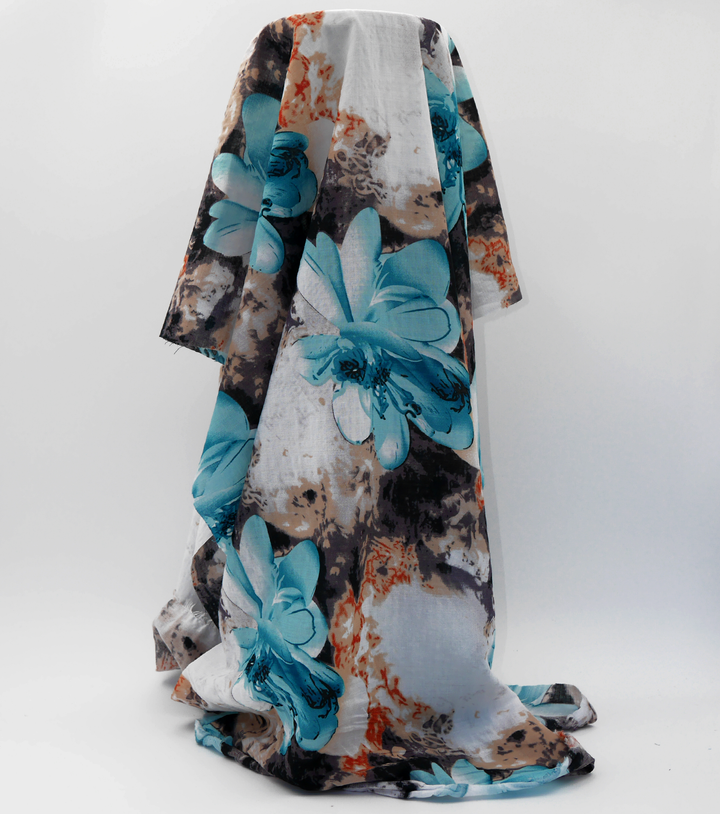 Printed Slub Cotton $12.00 p/m - Design #35