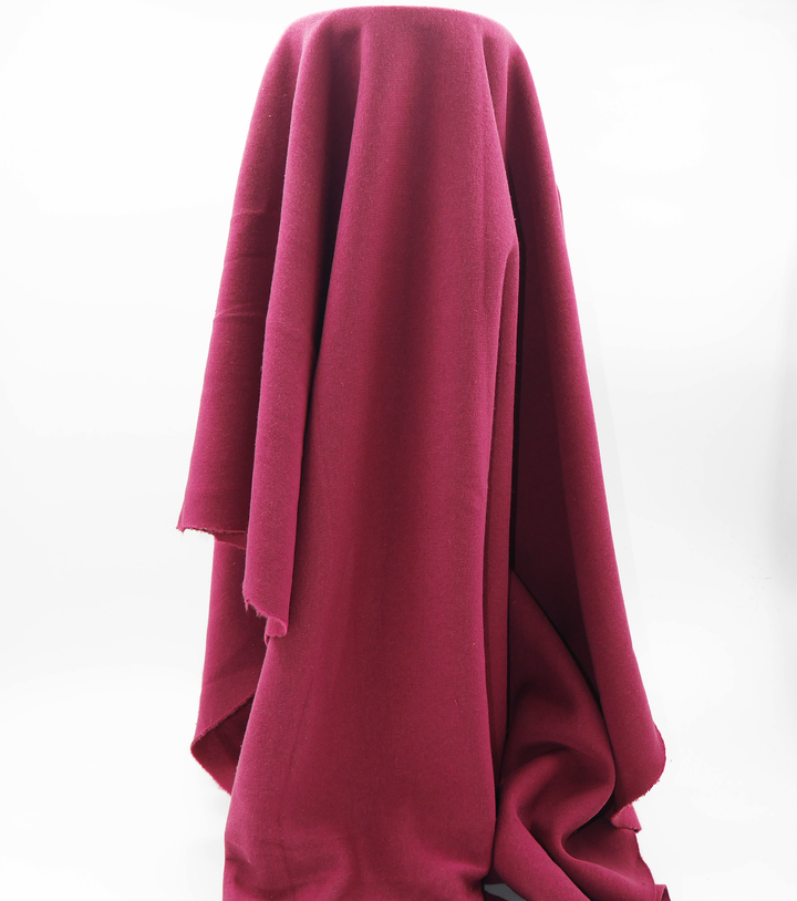 Sweat-shirting Polyester/ Cotton $15.00p/m - Maroon