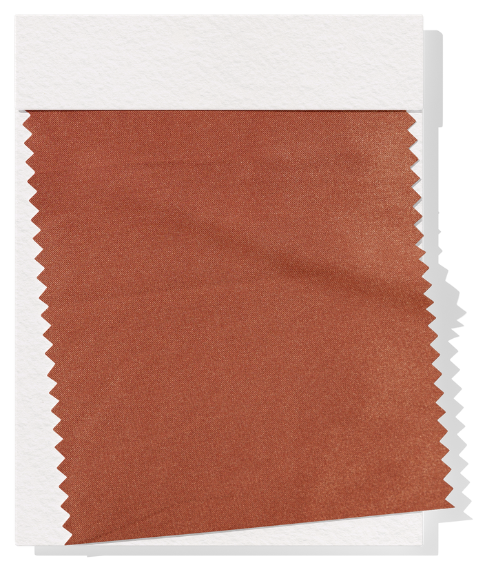 Stretch Satin $12.00p/m - Rust