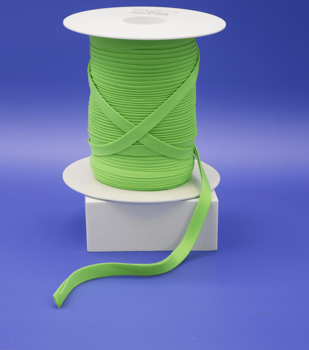 Bias Binding $1.20p/m 10mm - Lime - The Fabric Shop