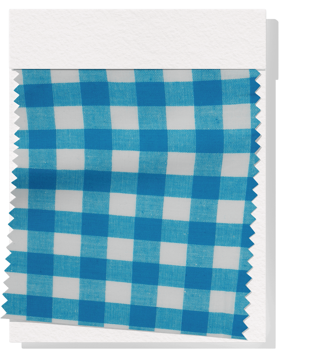 Cotton Gingham Print $14.00p/m - Blue & White (Large) - The Fabric Shop