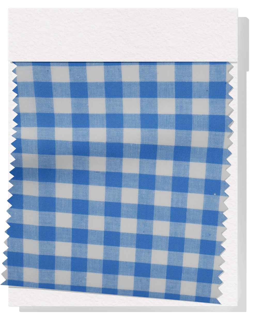 Cotton Gingham Print $14.00p/m - Blue & White (Medium) - The Fabric Shop