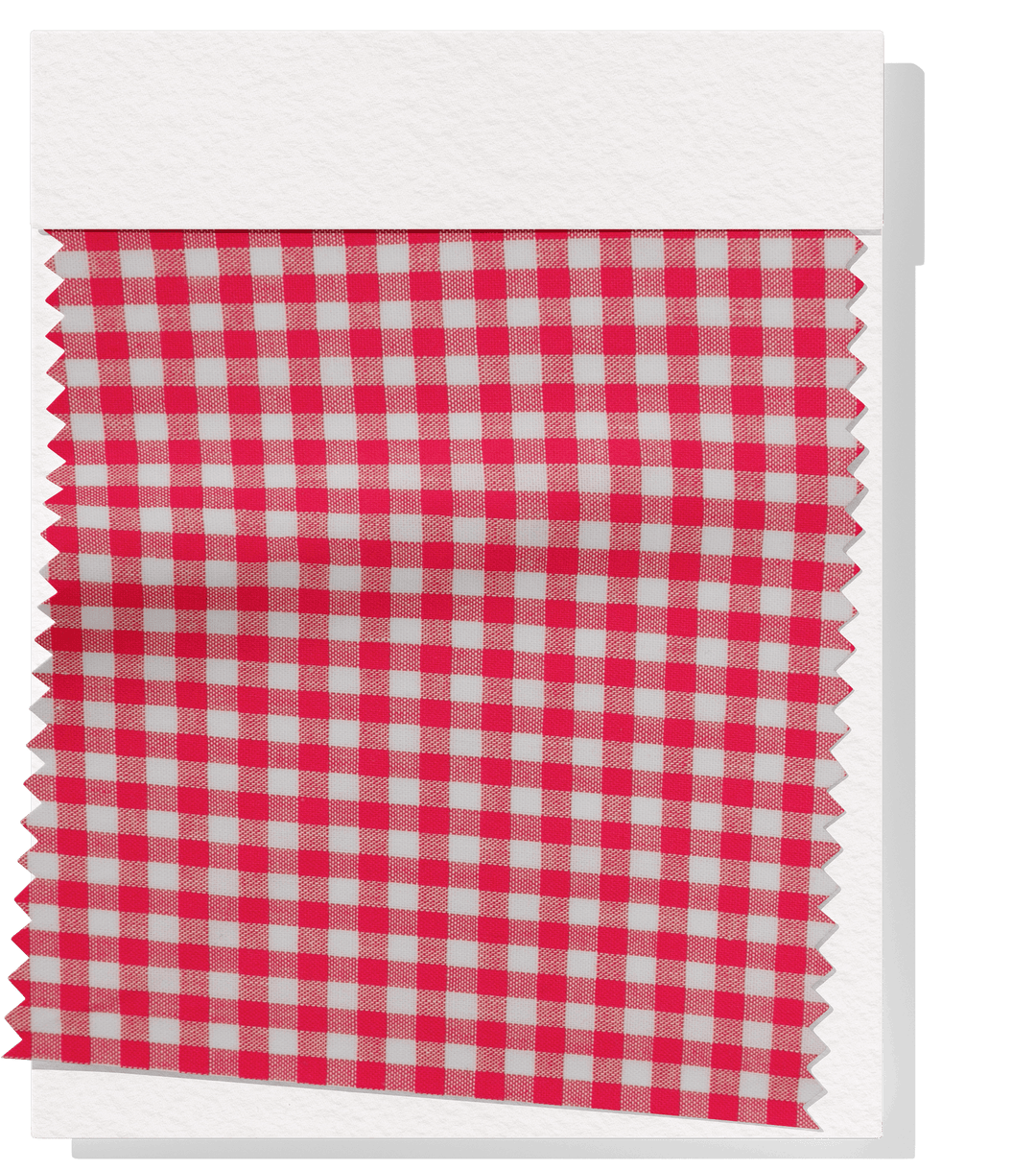 Cotton Gingham Print $14.00p/m - Cherry Red & White (Small) - The Fabric Shop