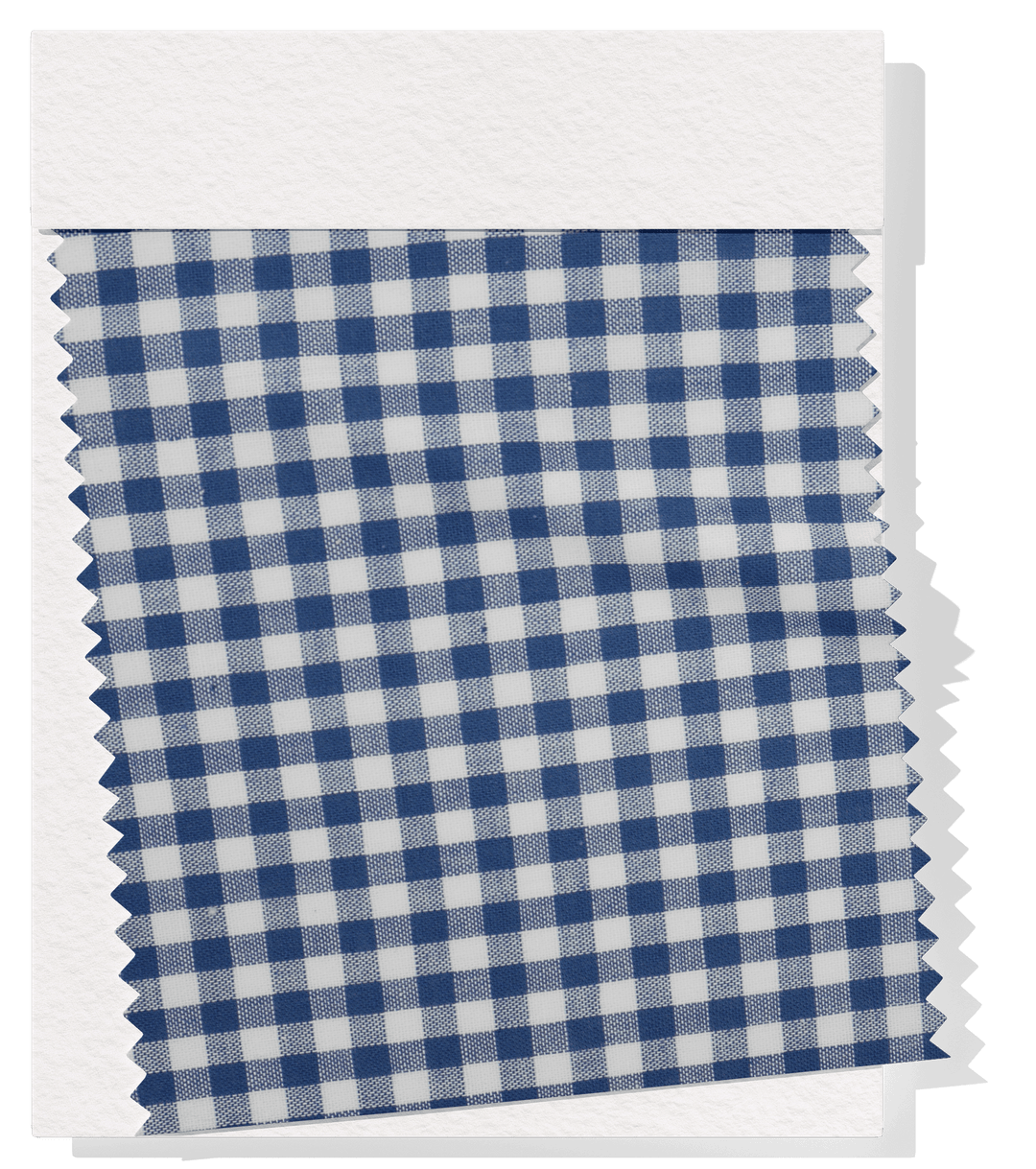 Cotton Gingham Print $14.00p/m - Dark Blue & White (Small) - The Fabric Shop