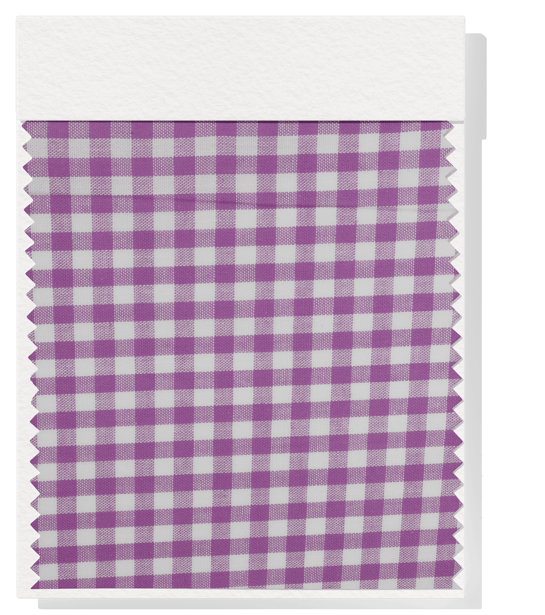 Cotton Gingham Print $14.00p/m - Lilac & White (Small) - The Fabric Shop