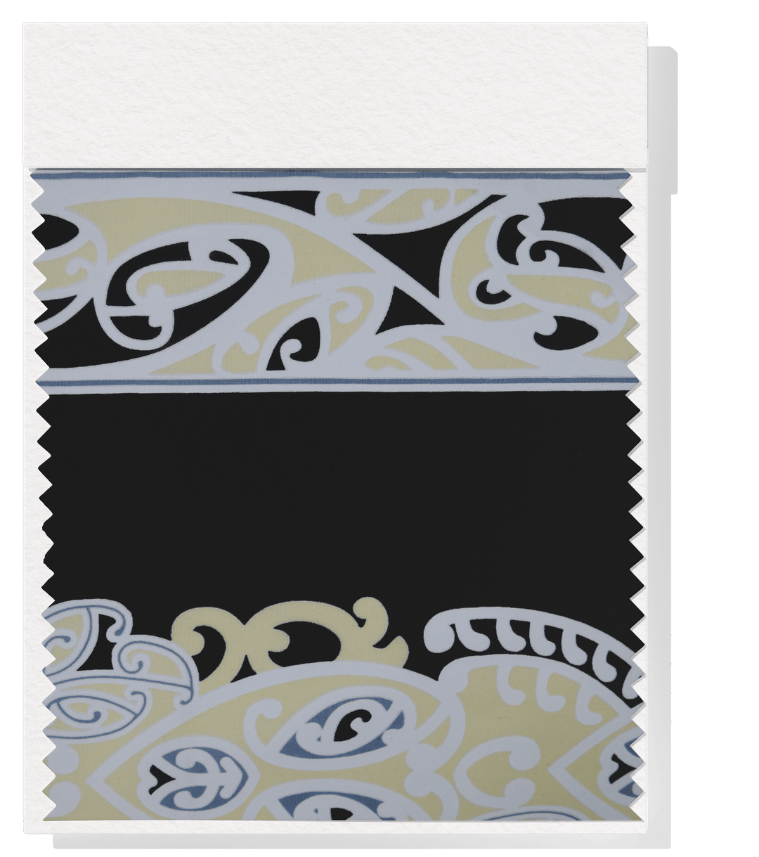 Cotton Maori Koru Design $8.00p/m - Beige - The Fabric Shop