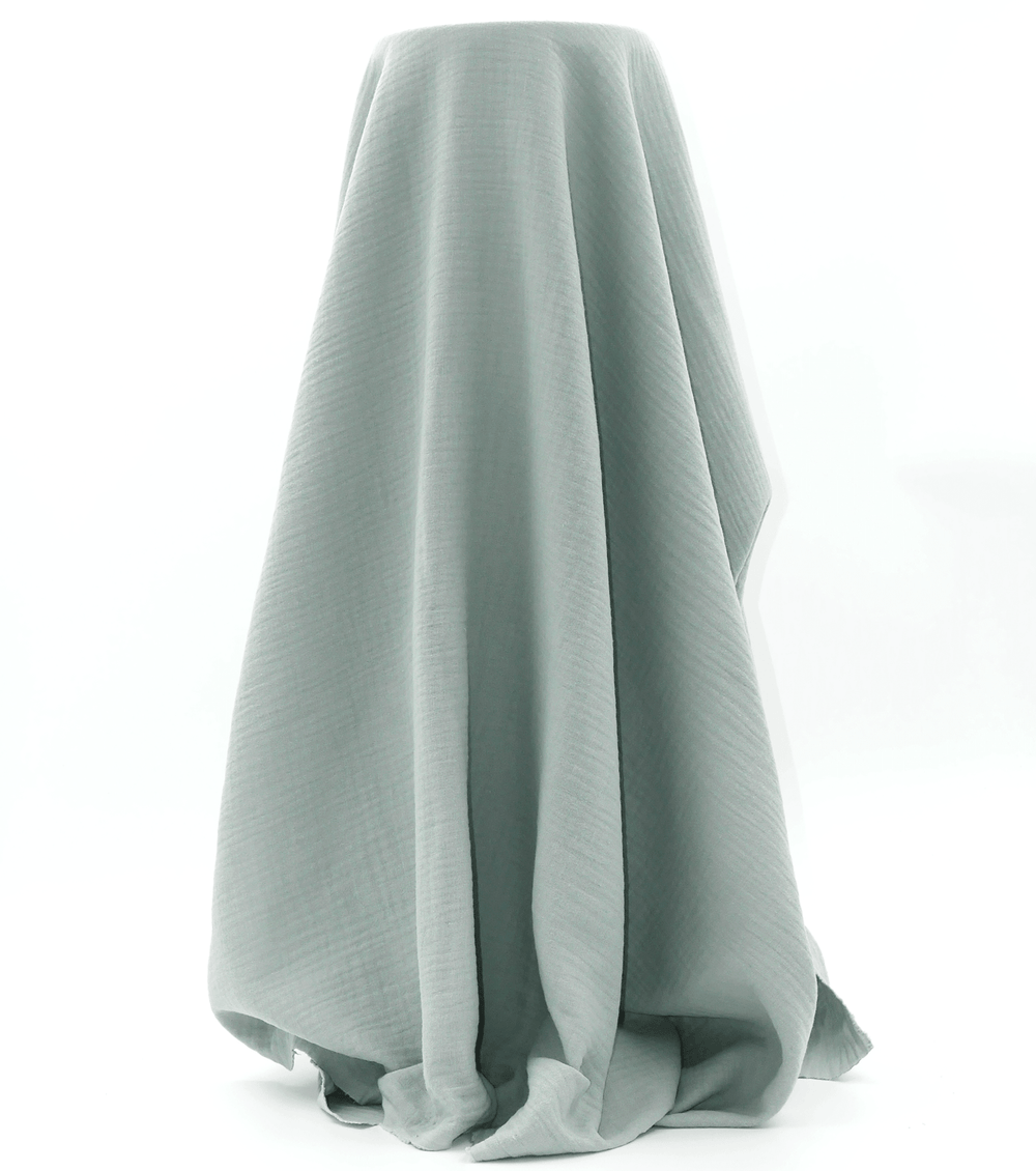 Double Muslin $14.00p/m - Sea Spray - The Fabric Shop