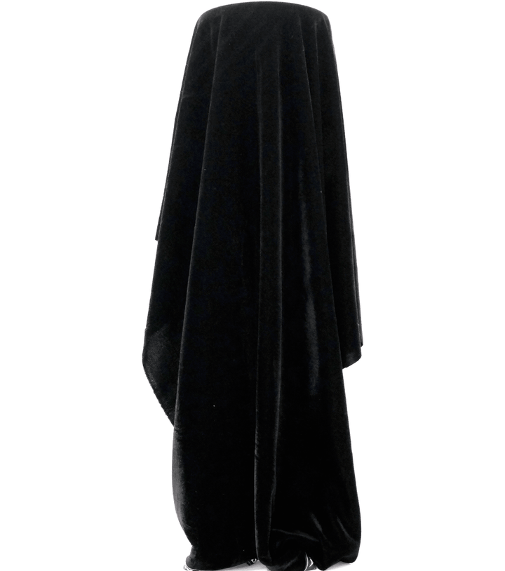 Double Velvet $18.00p/m - Black - The Fabric Shop