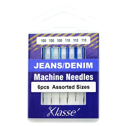 Klassé Jeans/Denim Needles Assorted 100/110 - The Fabric Shop