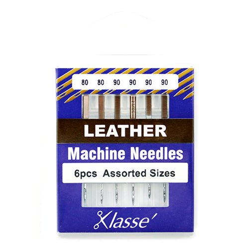 Klassé Leather Needles Assorted 80/90 - The Fabric Shop