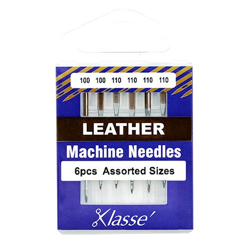 Klassé Leather Needles Assorted Sizes 100/110 - The Fabric Shop