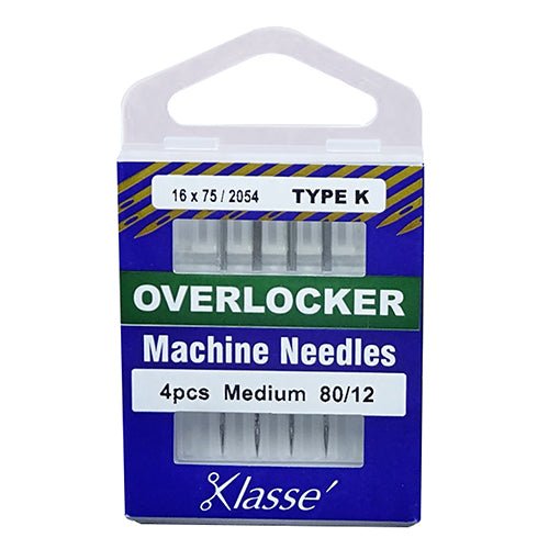 Klassé Overlocker Needle Medium 80/12 TYPE K - The Fabric Shop